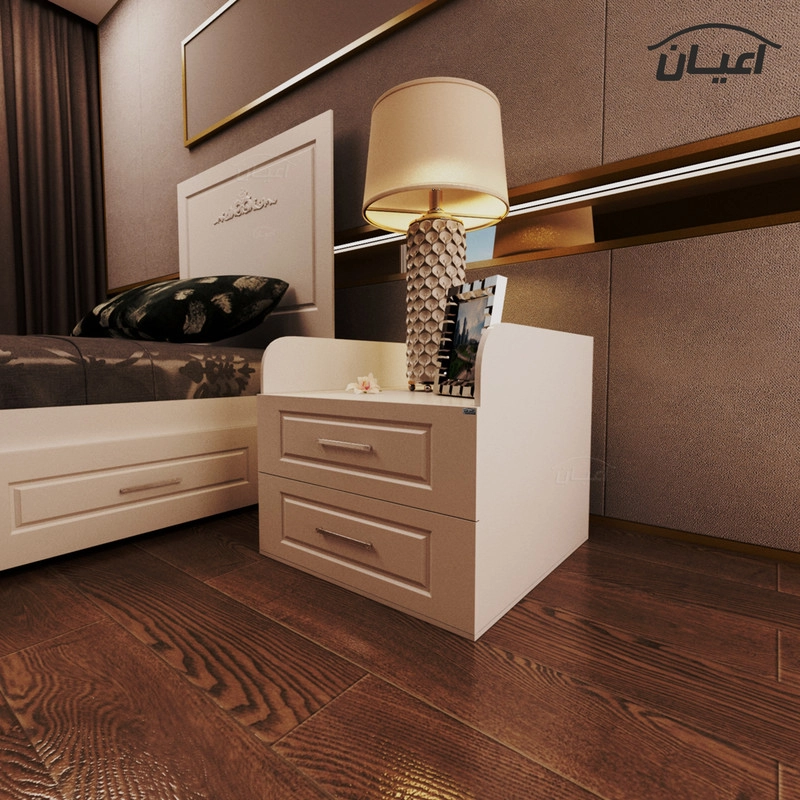 میز پاتختی اعیان مدل  FH401 - مشکی