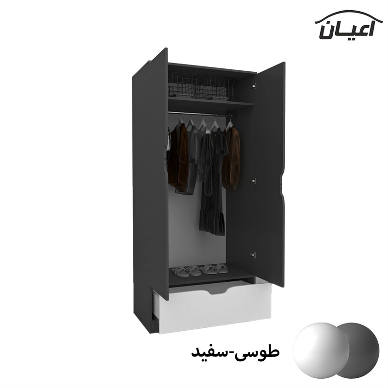 کمد چندمنظوره اعیان مدل FH685 - مشکی