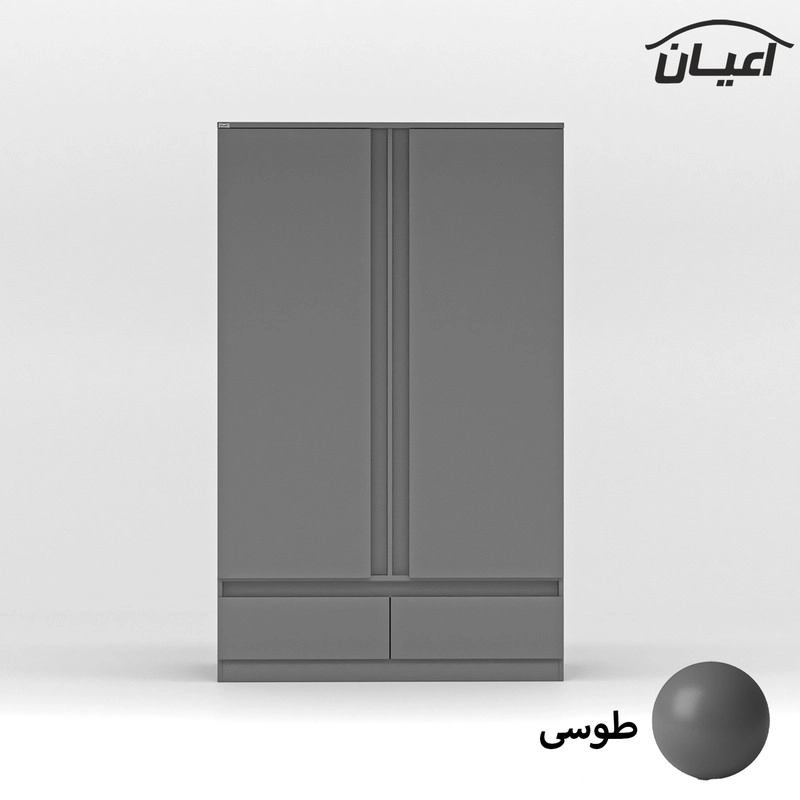 کمد لباس اعیان مدل FH693 - قهوه ای روشن