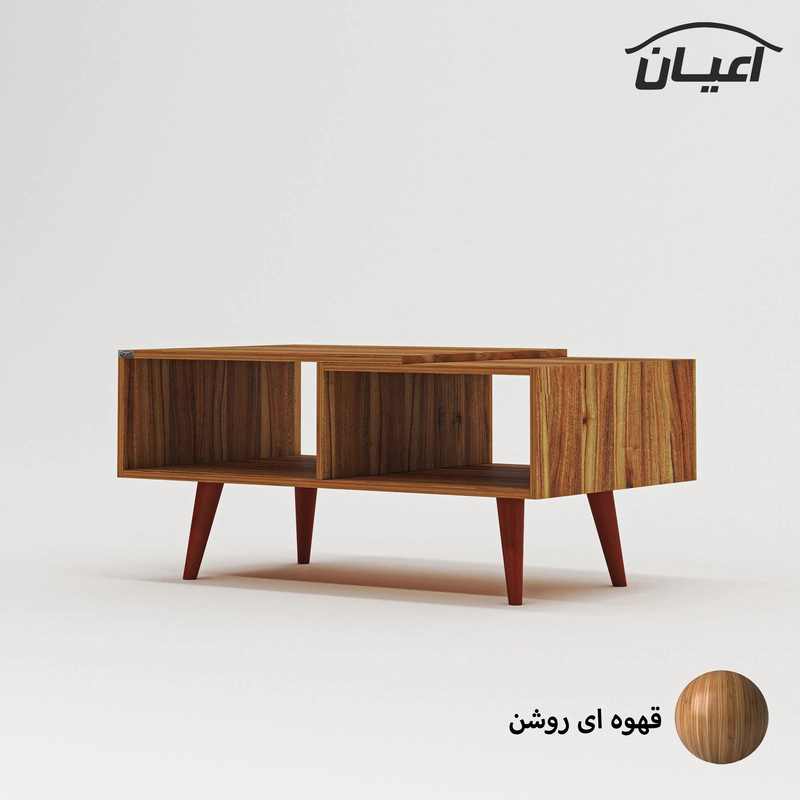 میز جلومبلی اعیان مدل FH648 - گردویی