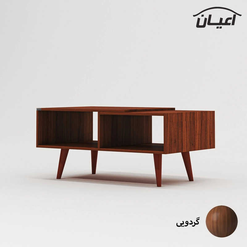 میز جلومبلی اعیان مدل FH648 - گردویی