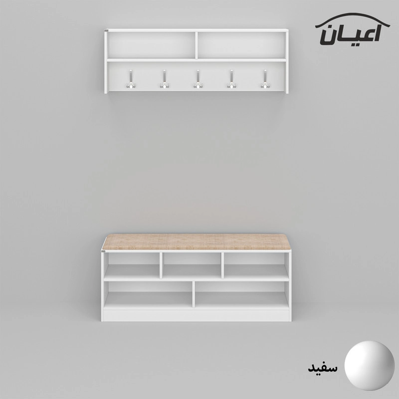 جاکفشی اعیان مدل FH744 - سفید