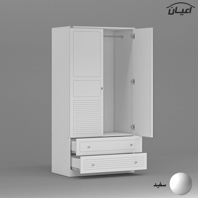 کمد لباس اعیان مدل FH711 - آبی