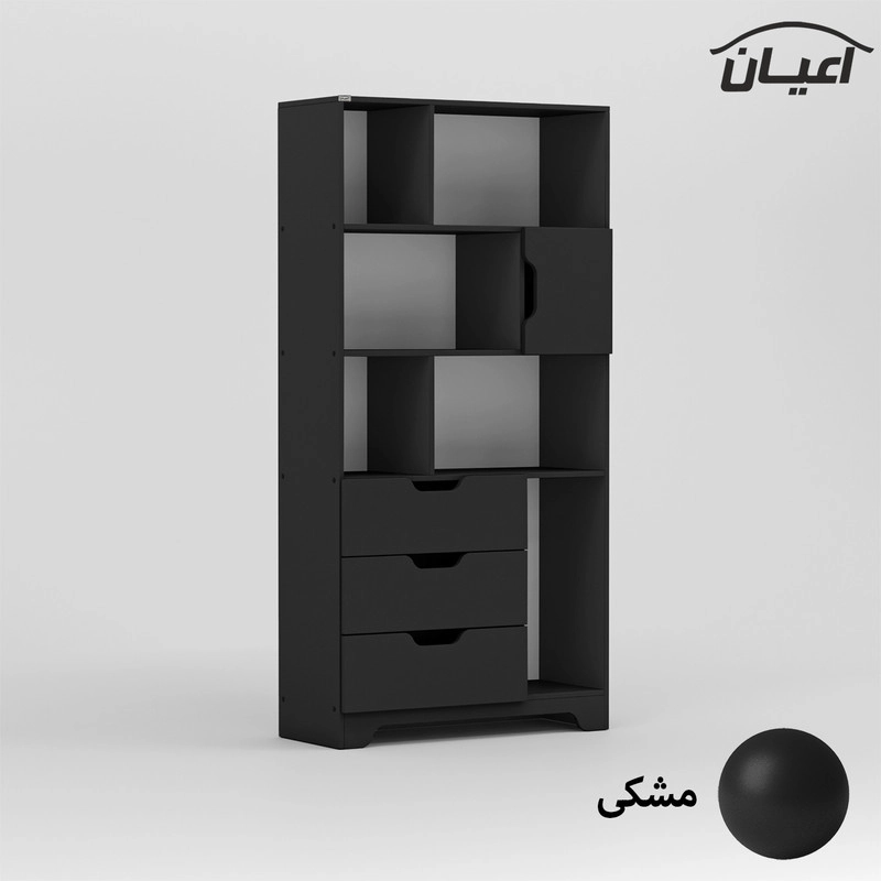 کتابخانه اعیان مدل FH701 - مشکی