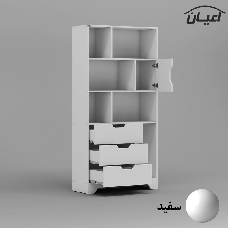کتابخانه اعیان مدل FH701 - مشکی