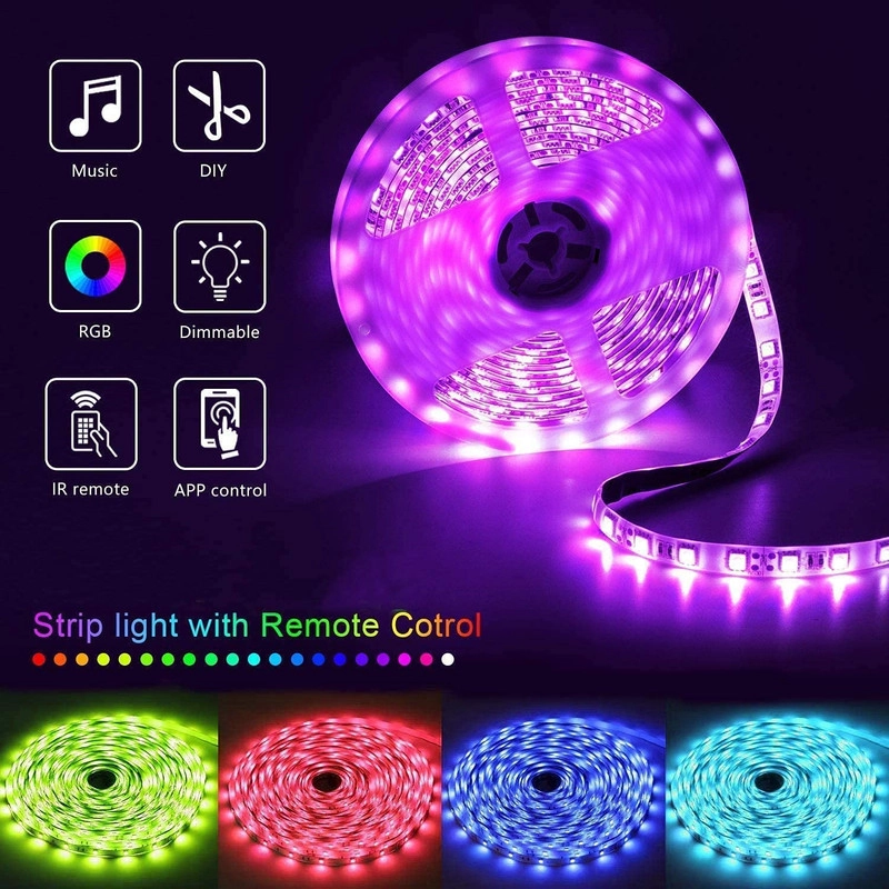 ریسه ال ای دی مدل موزیک دار Remote Control طول 40 متر