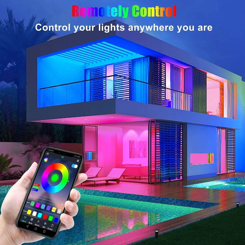 ریسه ال ای دی مدل موزیک دار Remote Control طول 40 متر