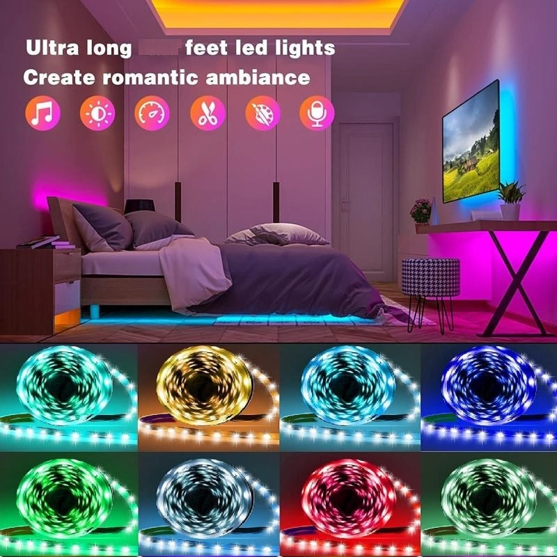 ریسه ال ای دی مدل موزیک دار Remote Control طول 40 متر
