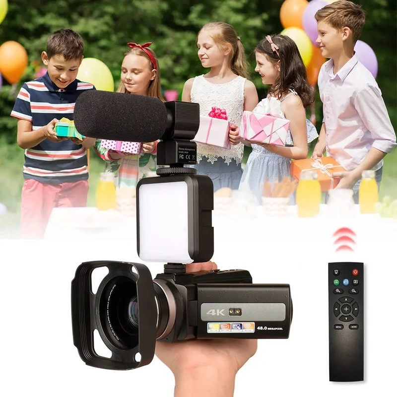 دوربین فیلم برداری مدل 4K 60FPS 48 MP Professional