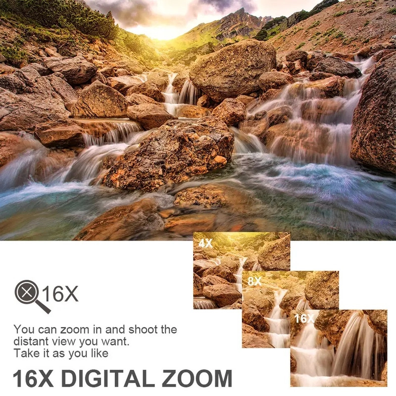 دوربین فیلم برداری مدل 4K 60FPS 48 MP Professional