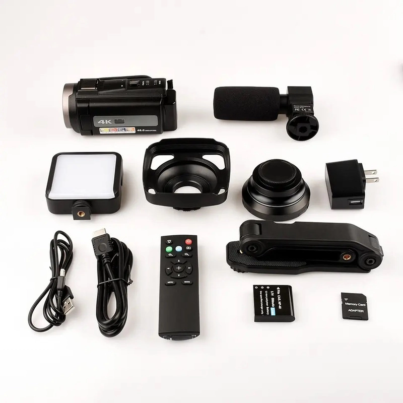 دوربین فیلم برداری مدل 4K 60FPS 48 MP Professional