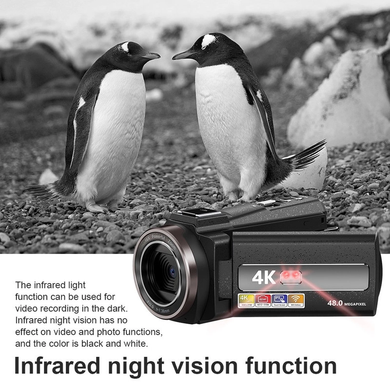 دوربین فیلم برداری مدل 4K 60FPS 48 MP Professional