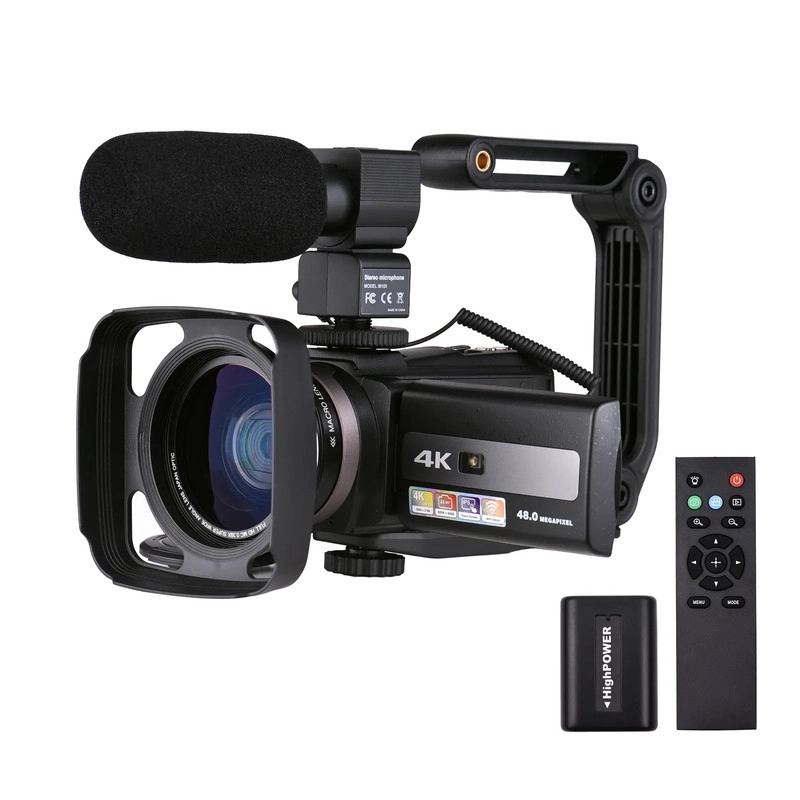 دوربین فیلم برداری مدل 4K 60FPS 48 MP Professional