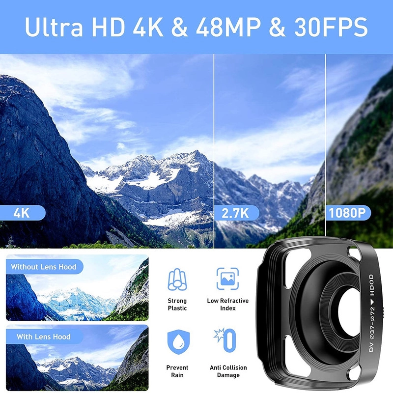 دوربین فیلم برداری مدل 4K 60FPS 48 MP Professional