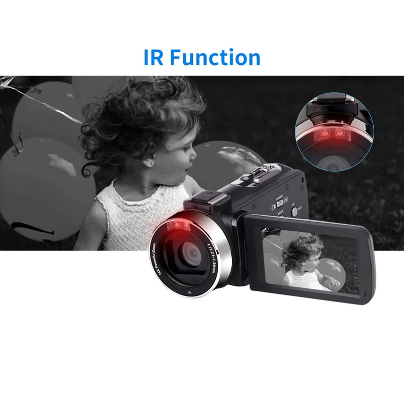 دوربین فیلم برداری کمری مدل 4K 56MP UHD with Night Vision