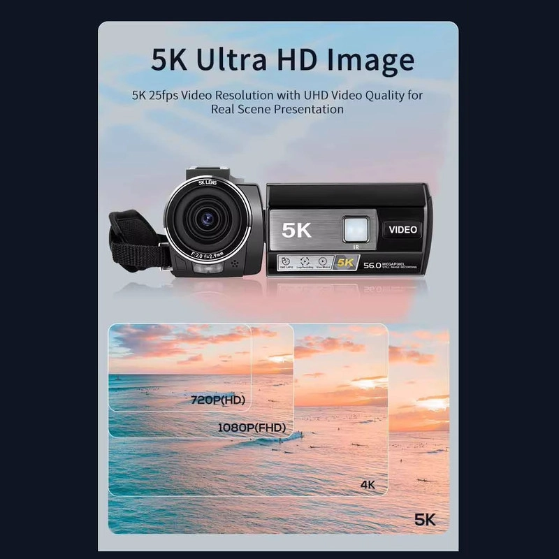 دوربین فیلم برداری مدل 5K 56MP UHD