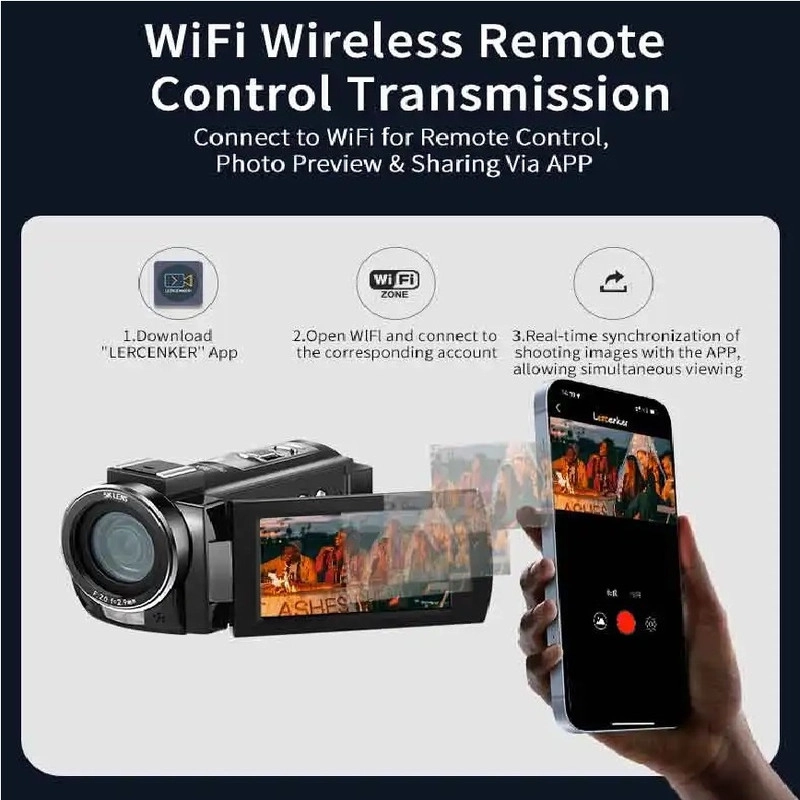 دوربین فیلم برداری مدل 5K 56MP UHD