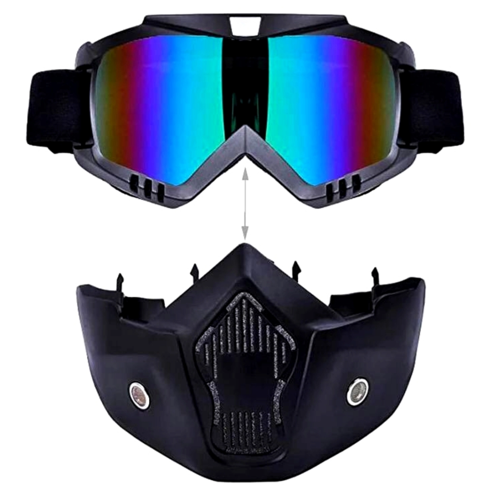 عینک موتور سواری مدل goggles کد HT-09 - مشکی