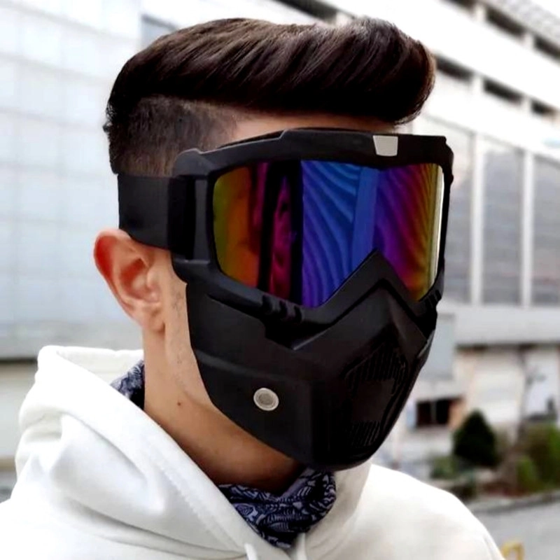 عینک موتور سواری مدل goggles کد HT-09 - مشکی