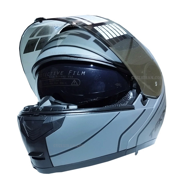کلاه کاسکت تکنو  کد GRY_01 - XL