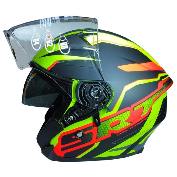 کلاه کاسکت راپیدو مدل بی فک عینکدار کد SRT_R2 - XL