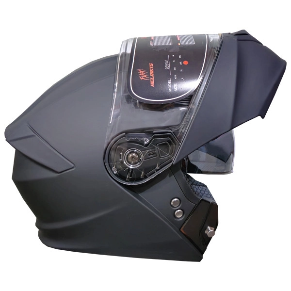 کلاه کاسکت فلش مدل فک متحرک عینکدار کد 935SV - XXL