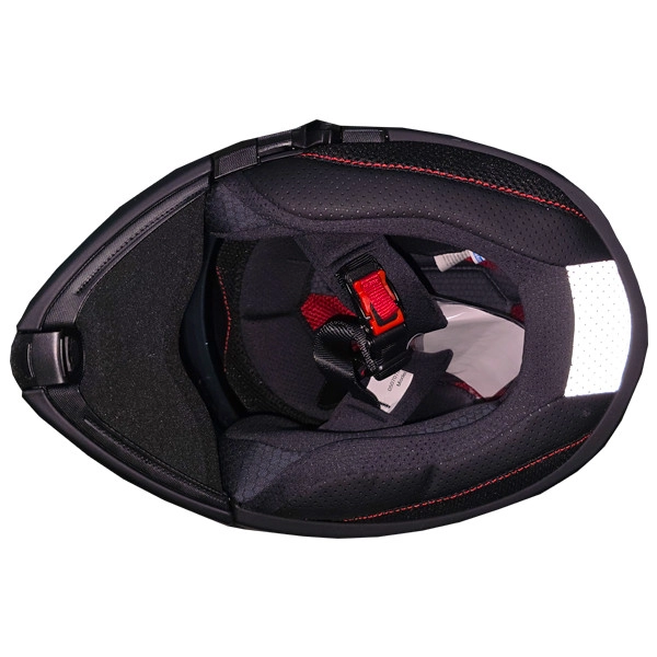 کلاه کاسکت فلش مدل فک متحرک عینکدار کد 935SV - XXL