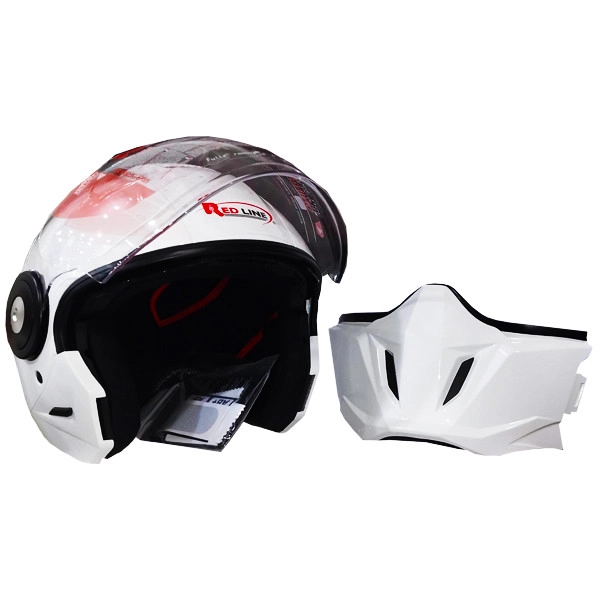 کلاه کاسکت ردلاین مدل فک جدا کد RE_WH - XL
