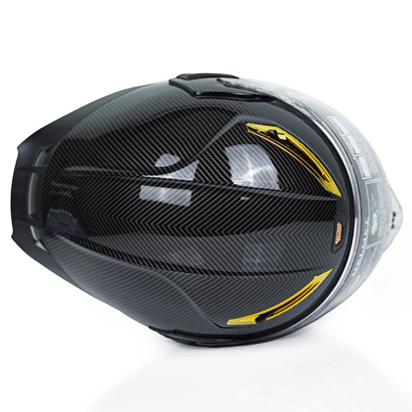 کلاه کاسکت کایک مدل فک متحرک عینکدار کد Carbon_Fibr_Pattern - L