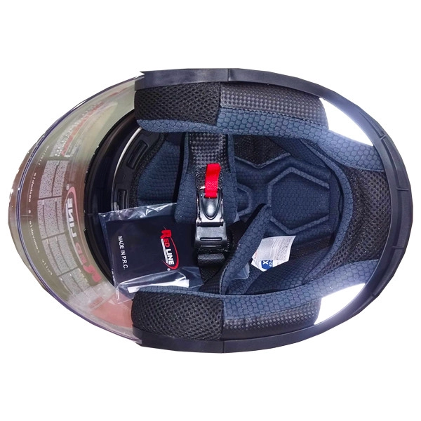 کلاه کاسکت ردلاین مدل بدون فک عینکدار کد WH_966 - XL