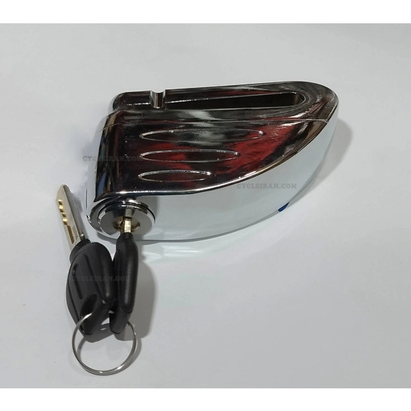 قفل دیسکی موتور سیکلت ردلاین مدل آژیردار کد ALM_6MM