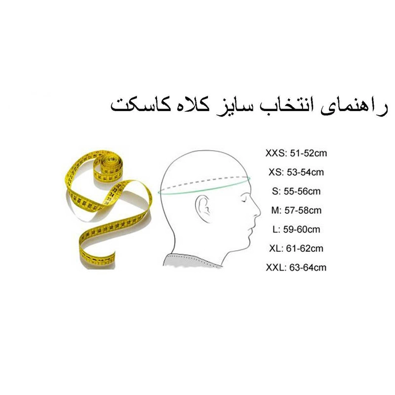 کلاه کاسکت ردلاین مدل NSN20-WHTBLK