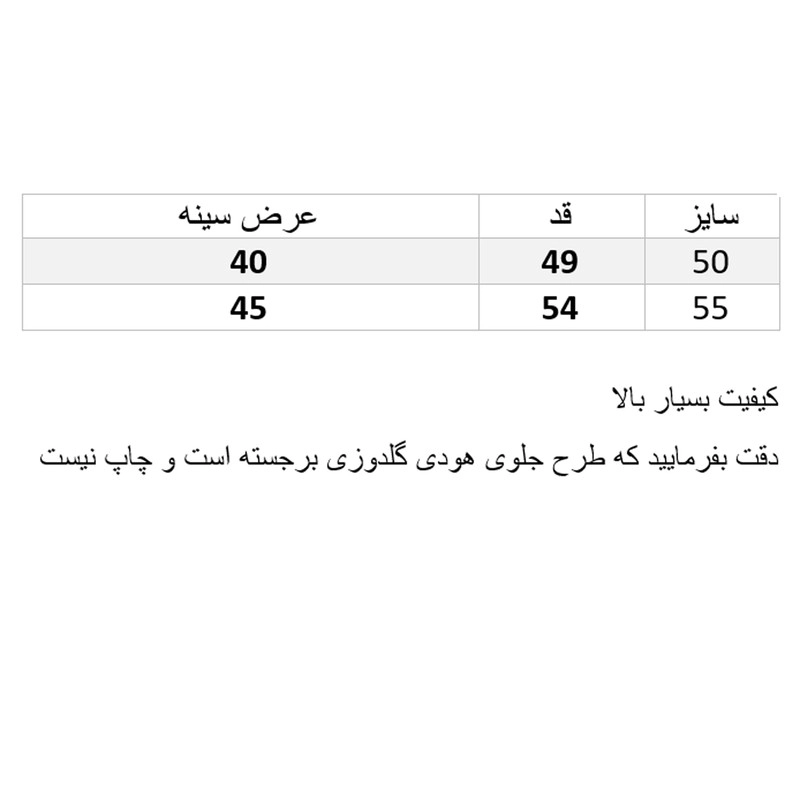 هودی بچگانه مدل تدی