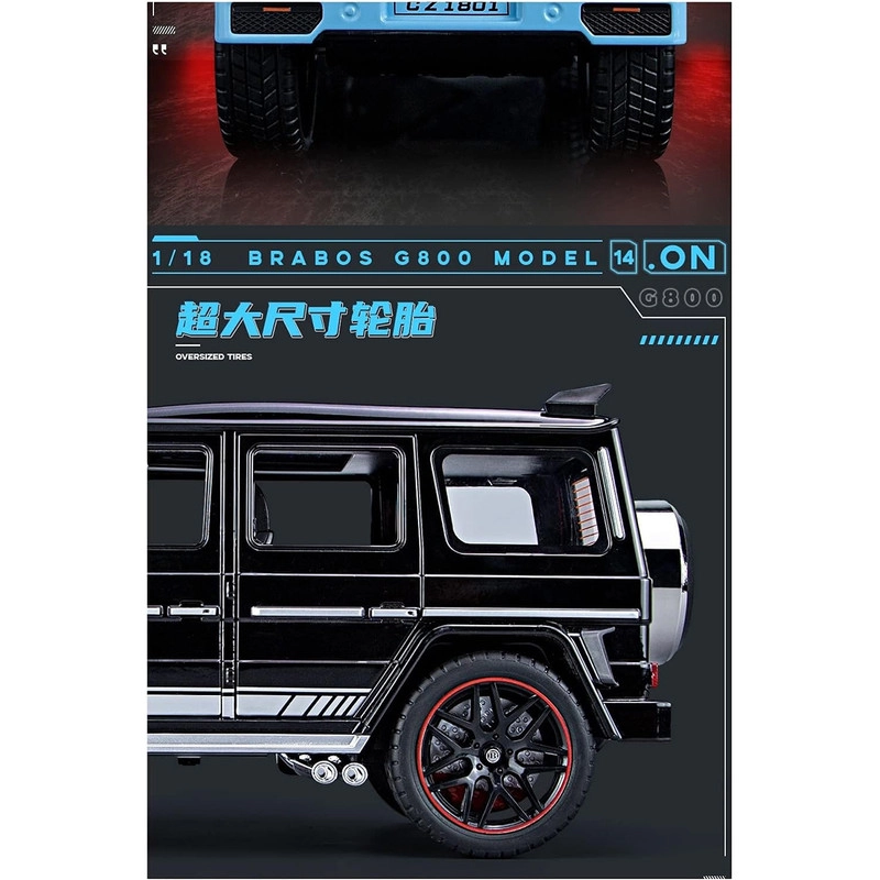 ماکت ماشین مدل مرسدس بنز جی کلاس Mercedes-Benz G-class brabos 800 - مشکی