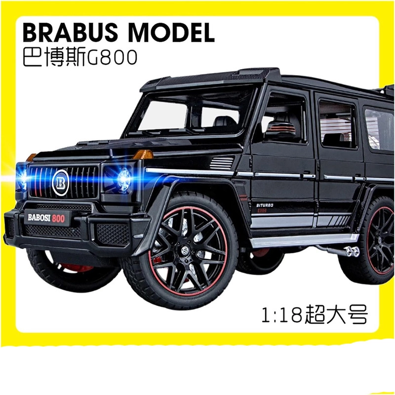 ماکت ماشین مدل مرسدس بنز جی کلاس Mercedes-Benz G-class brabos 800 - مشکی