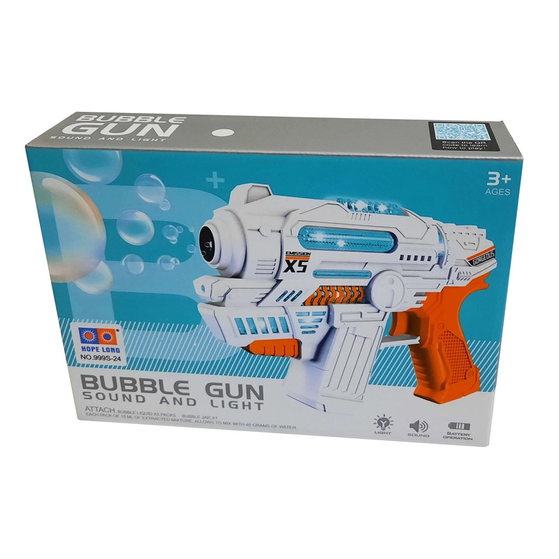 حباب ساز طرح تفنگ مدل BUBBLE GUN کد 63600 - سفید