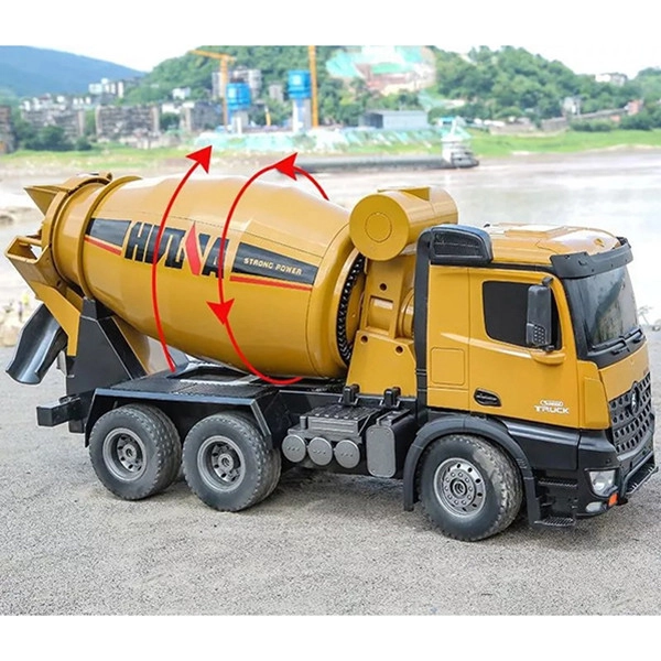 ماشین بازی کنترلی هوینا مدل میکسر بتن Huina 1574