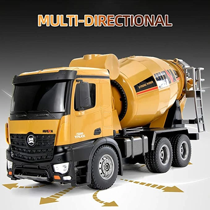 ماشین بازی کنترلی هوینا مدل میکسر بتن Huina 1574