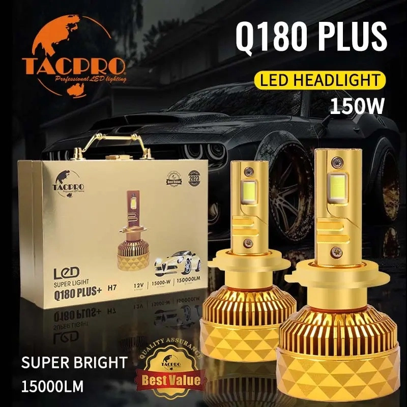 لامپ هدلایت خودرو تک پرو مدل Q180 plus بسته 2 عددی