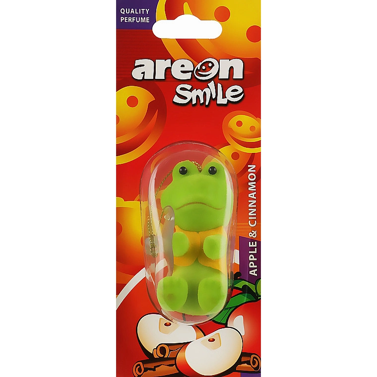 خوشبو کننده خودرو آرئون مدل Smile Apple &amp; Cinnamon