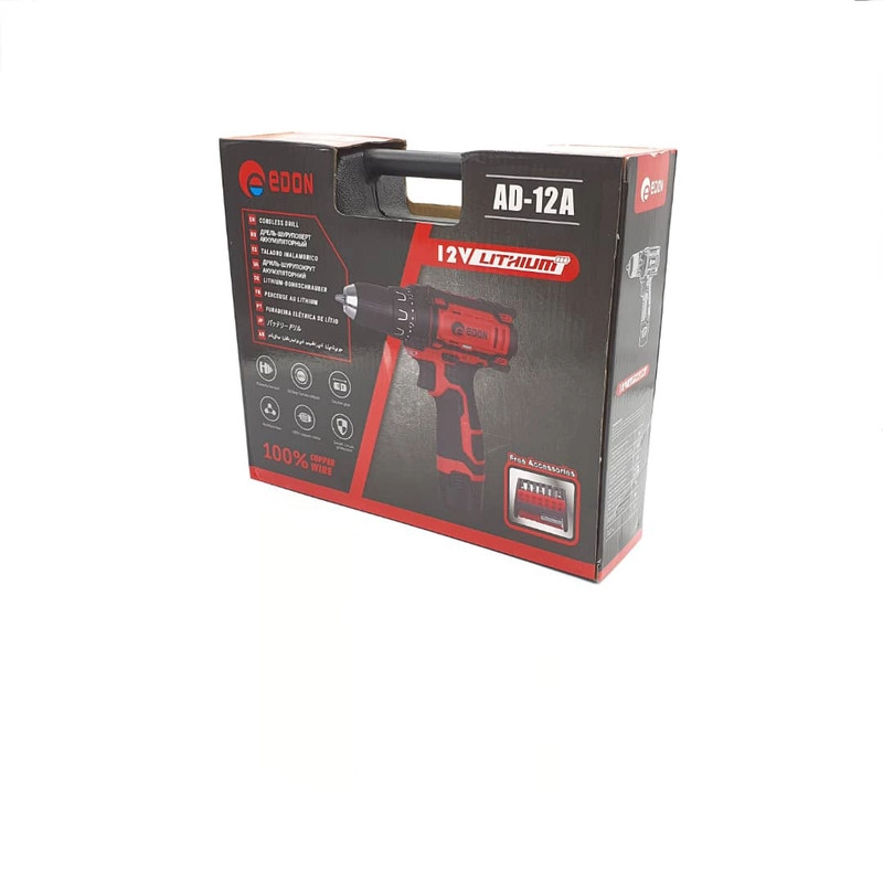 پیچ گوشتی شارژی ادون مدل AD12A