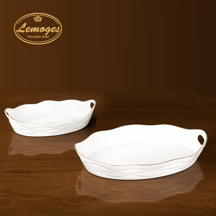 ظرف سرو لمونژ مدل بیضی  کد 137L
